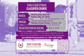 Para Equestrian Classifier Course