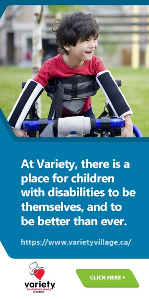 Advertisement - Variety Village a place for children with disabilitites to be themselves.