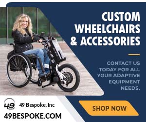 Advertisement - 49 Bespoke custom wheelchairs and accessories.