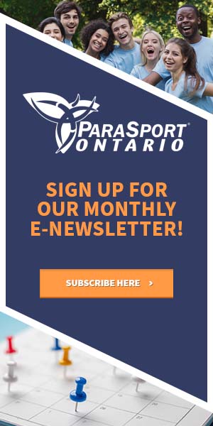 Advertisement - ParaSport Ontario Email Newsletter