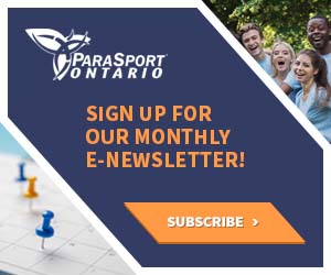 Advertisement - ParaSport Ontario Email Newsletter