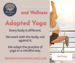 Advertiser - Imagine Yoga we adapt the practice of yoga in a mindful way.