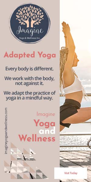 Advertiser - Imagine Yoga we adapt the practice of yoga in a mindful way.